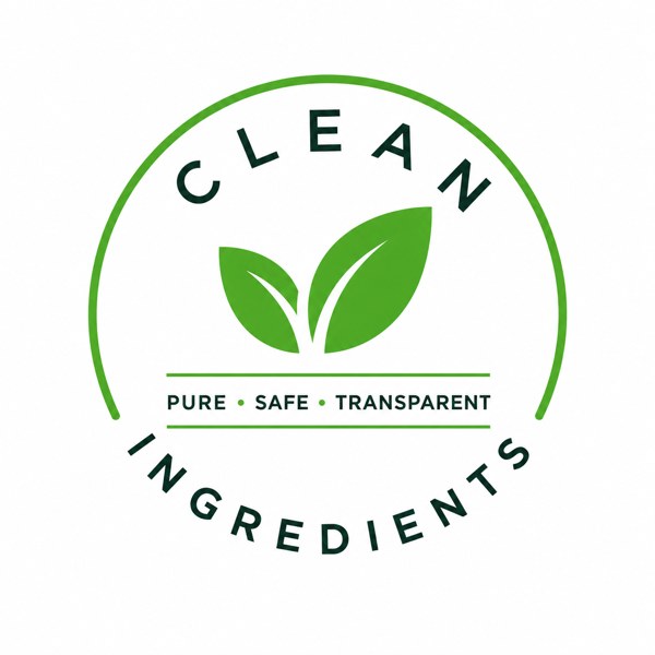 Clean ingredients: pure, safe, transparent