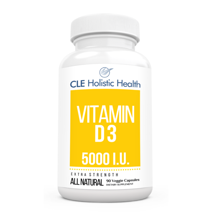 CLE Vitamin D3 5,000 IU bottle